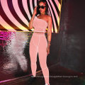 Sexy 2 Piece Set Women Stacked Pants Two Piece Set Womens Stacked Leggings Two Piece Outfits
